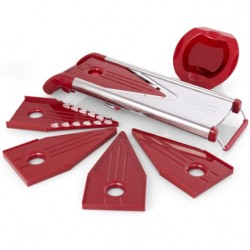 Razatoare V din otel inoxidabil cu accesorii Razatoare V din otel inoxidabil cu accesorii